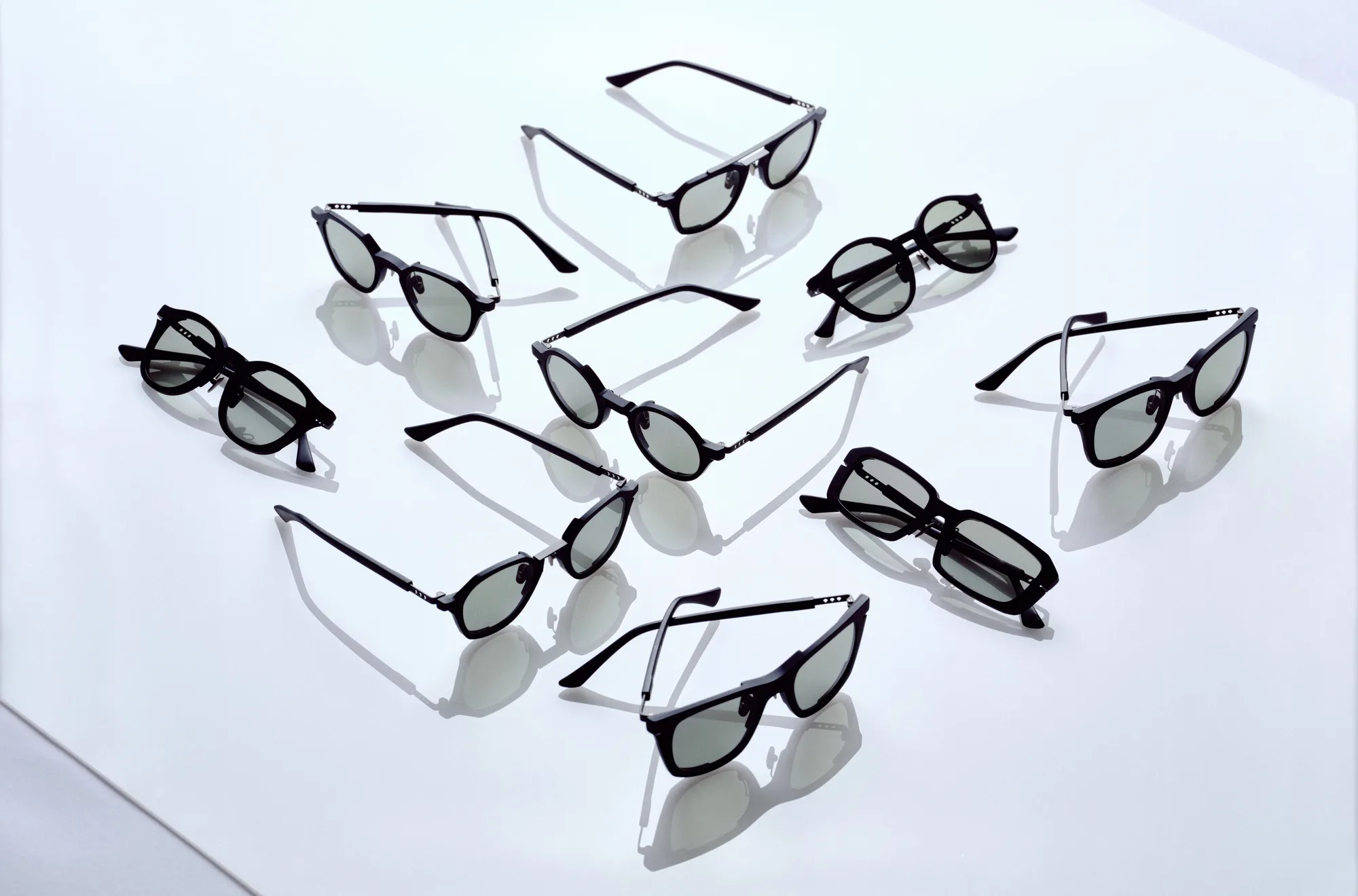 ROBLE JUN frames arranged on a white surface